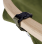 Preview: The picture shows a cover for the ferret swing. The cover was sewn from a vintage fabric and complemented with polar fleece in olive green