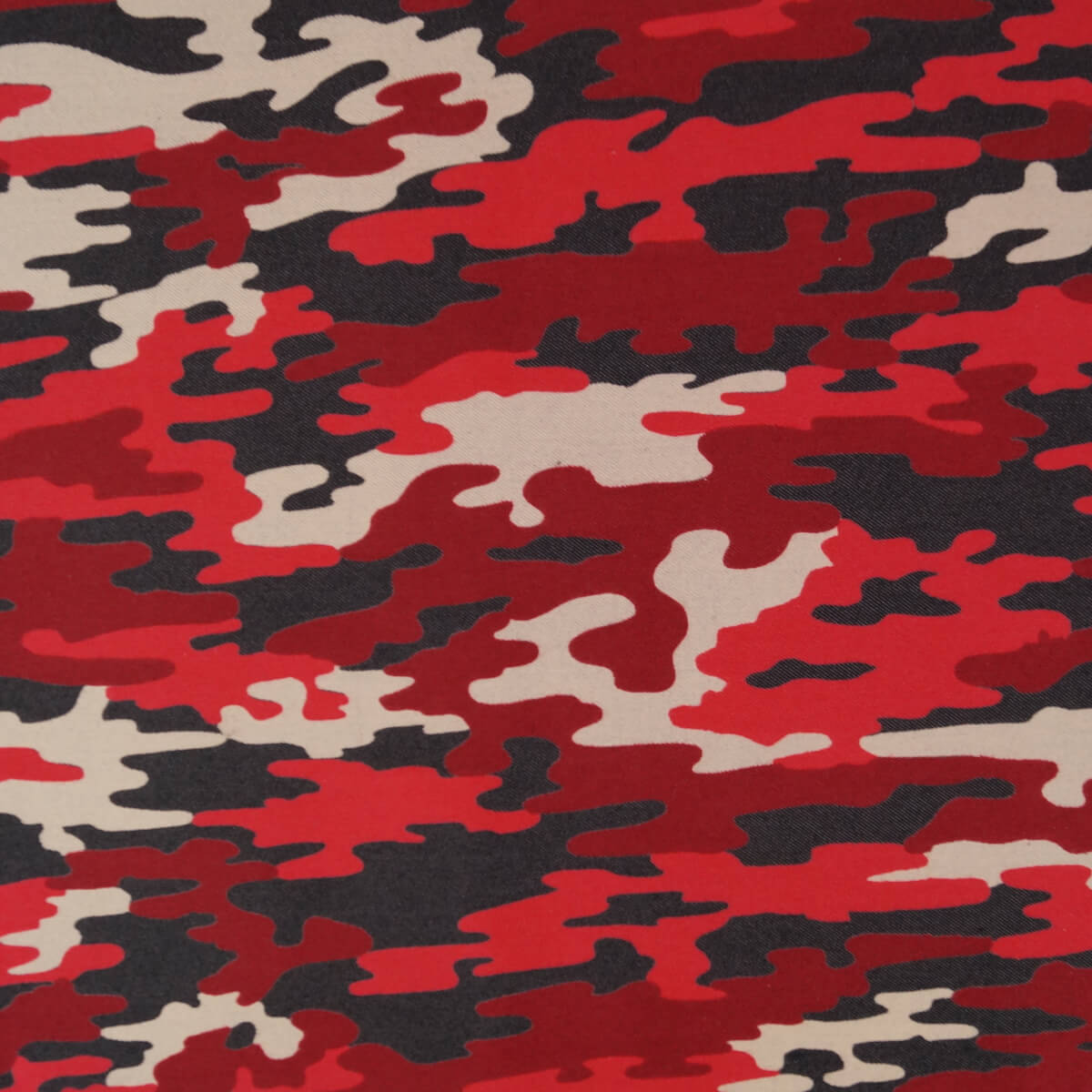 Baumwollstoff Camouflage Rot für Frettchen Kuschelsachen